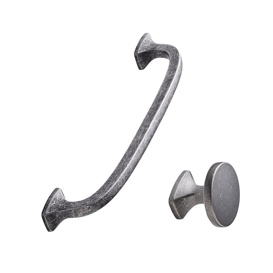 Furnipart Classic Handle 160mm & Knob Antique Grey