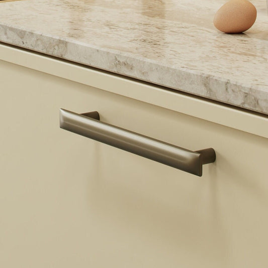 Furnipart Flow Brushed Brass Handle 160mm, 320mm & Knob