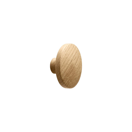 Vonsild Discos Oak Clear Lacquered Wooden Knob 30mm & 50mm