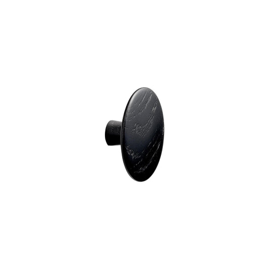 Vonsild Cloud Ash Stained Black Wooden Knob 48mm & 64mm