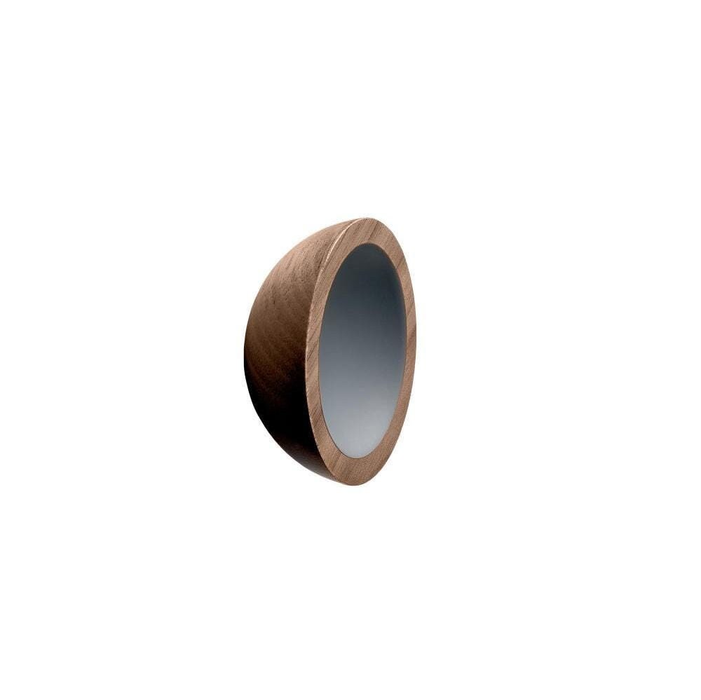 Vonsild Wok Walnut Clear Lacquered & Dark Grey Wooden Knob 50mm