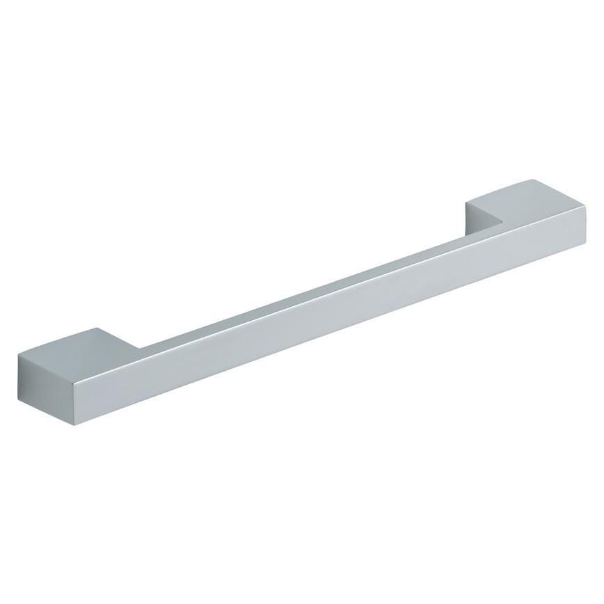 Howdens Polished Chrome Effect Square Bar Cupboard Handle 185mm