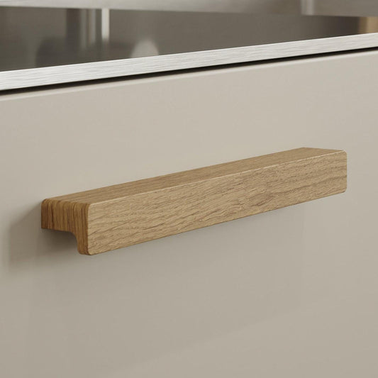 Furnipart Elan Oak Lacquered Real Wooden Handle & Knob 50mm 200mm 600mm 1200mm